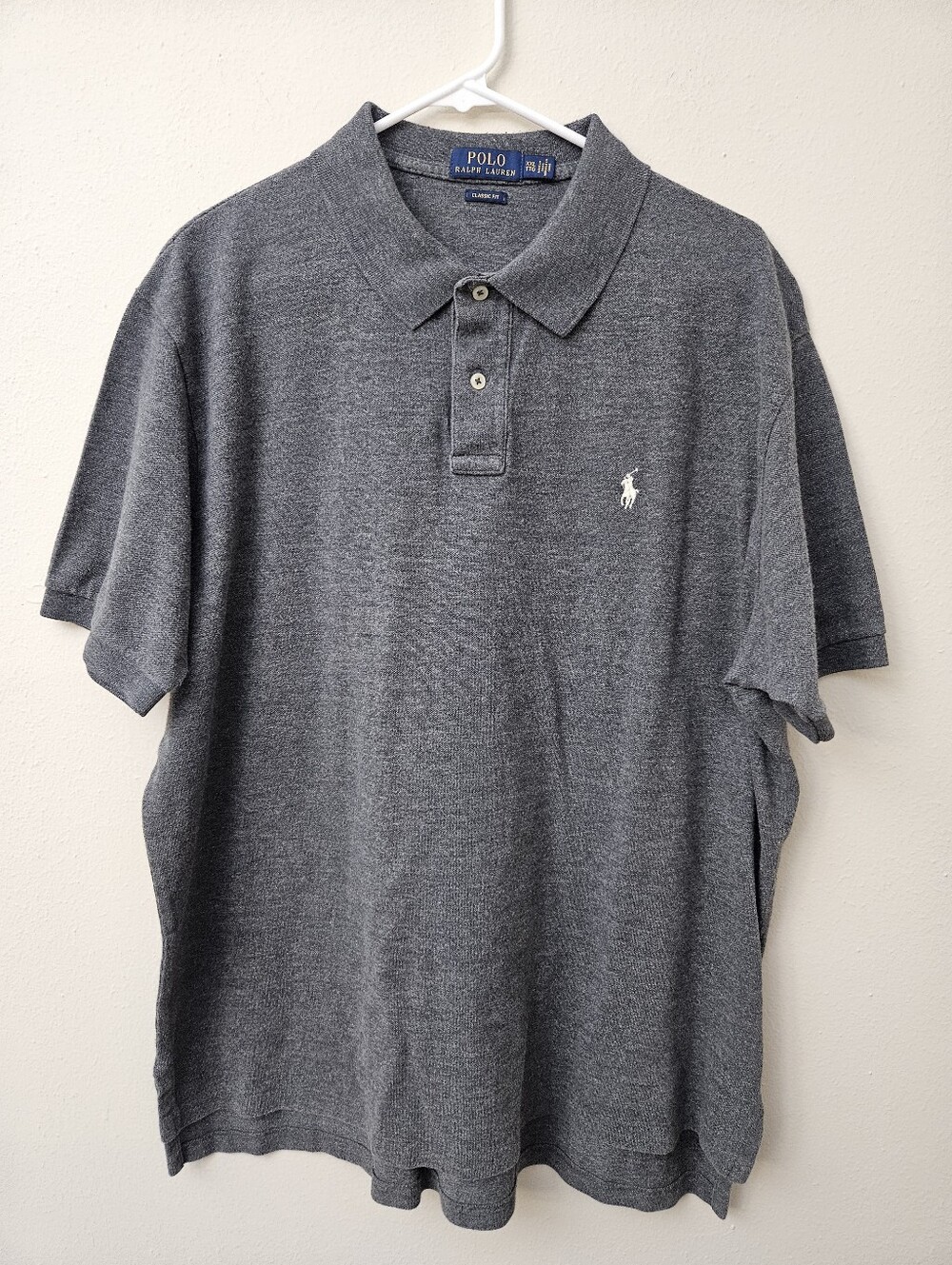Polo by Ralph Lauren Men's Dark Gray Short Sleeve Polo Size XXL